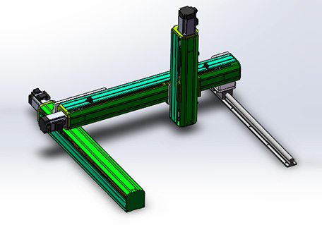 XYZ龍門三軸組合（加輔助光軸）